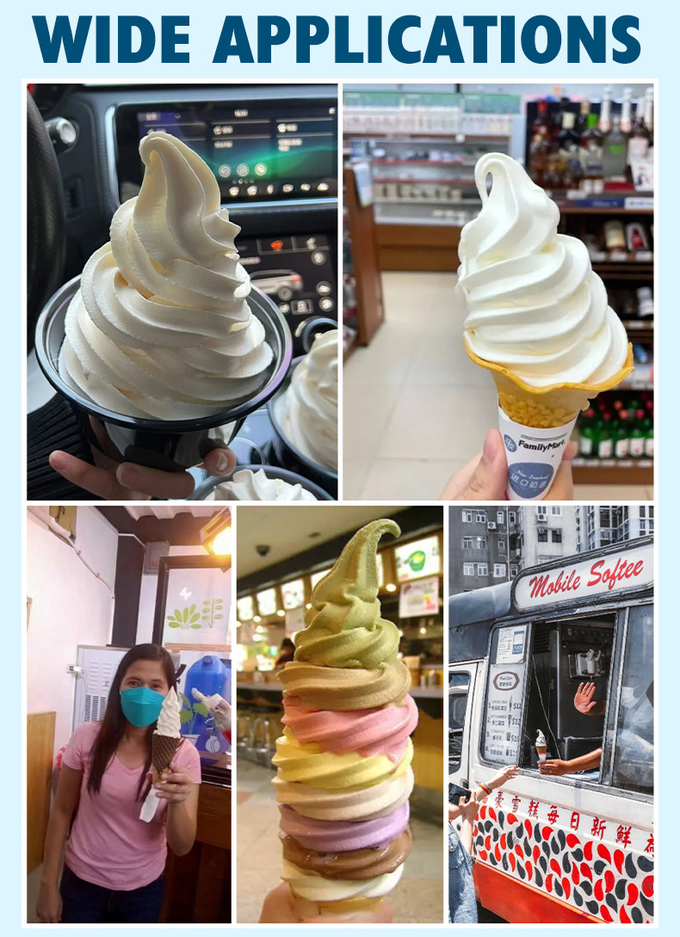 Macchina commerciale del gelato di Gelato dell'hotel commerciale mobile 36l del creatore 13