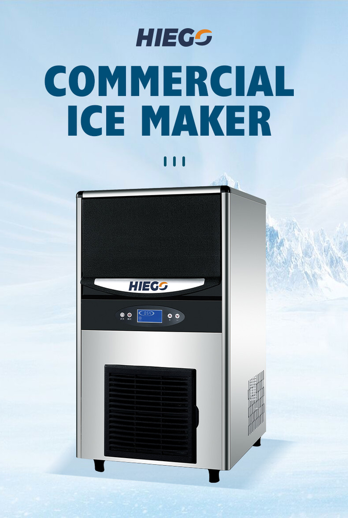 40kg/24Hrs Macchina per la produzione di cubetti di ghiaccio Autoispezione Piccola macchina per il ghiaccio per bar di casa 1