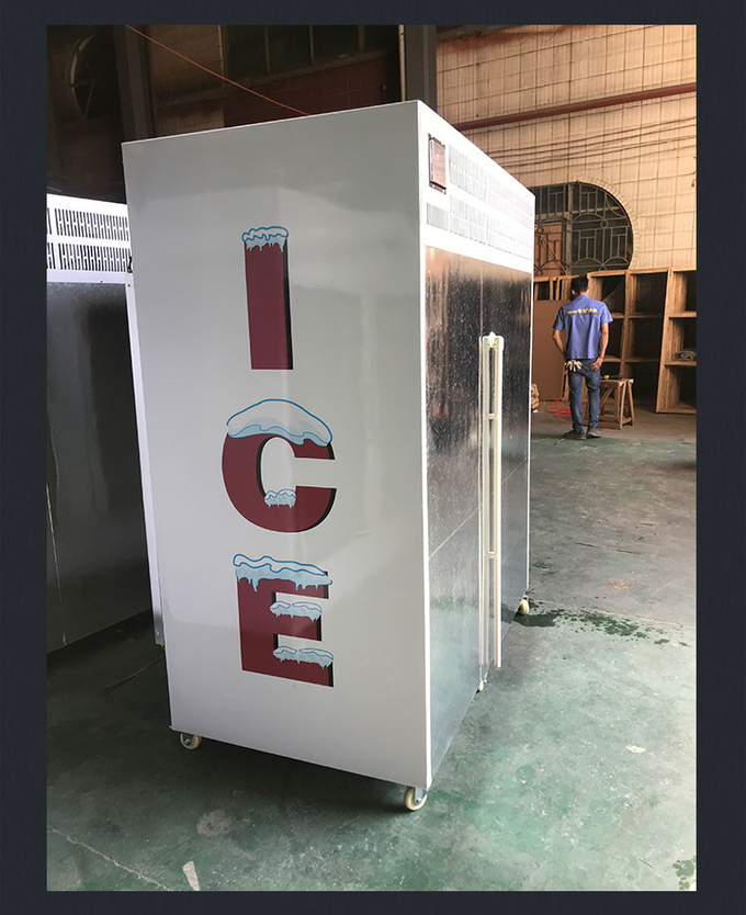 Merchandiser commerciale solido del congelatore del gelato Merchandiser completamente automatico del gabinetto di immersione del congelatore 4