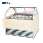 Congelatore da immersione per gelato da appoggio per vetrina per gelato da 12-20 vaschette