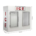 Governo commerciale del gelato del congelatore del Merchandiser della borsa del ghiaccio della cucina dell'hotel R404a