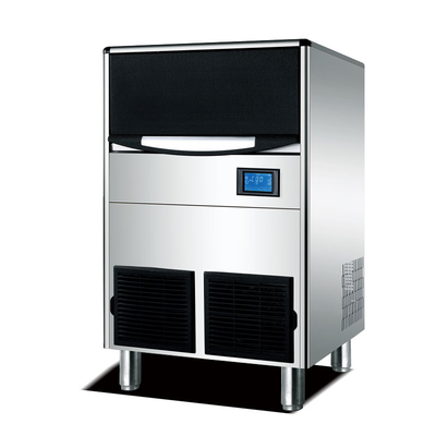 Capacità di ghiaccio 100kg 24H Macchina commerciale LCD della macchina per il ghiaccio per il caffè della barra del ristorante da vendere