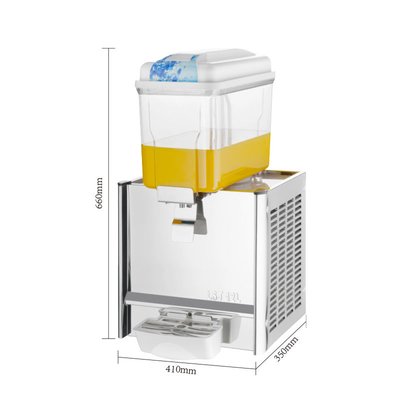 Distributore di succo freddo da 12 litri Macchina per il raffreddamento di bevande completamente automatica da 18 litri