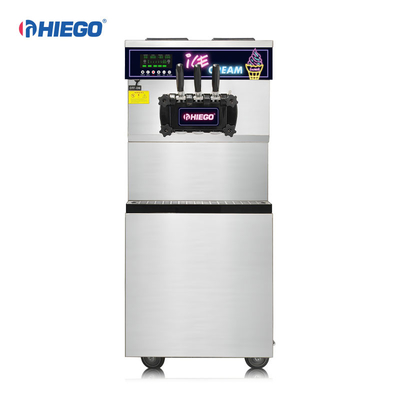 Macchina per gelato professionale da tavolo 3 gusti in acciaio inossidabile 25L